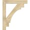 Ekena Millwork Merced Block Rough Sawn Bracket, Douglas Fir, 4"W x 30"D x 36"H BKT04X30X36MRC05RDF - alternate 2